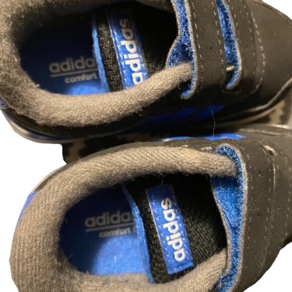 Adidas V Jog CMF Core Black/Blue/Grey Sneaker 4K - Picture 6 of 7